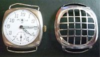Uhr und Gitter Uhr und Gitter